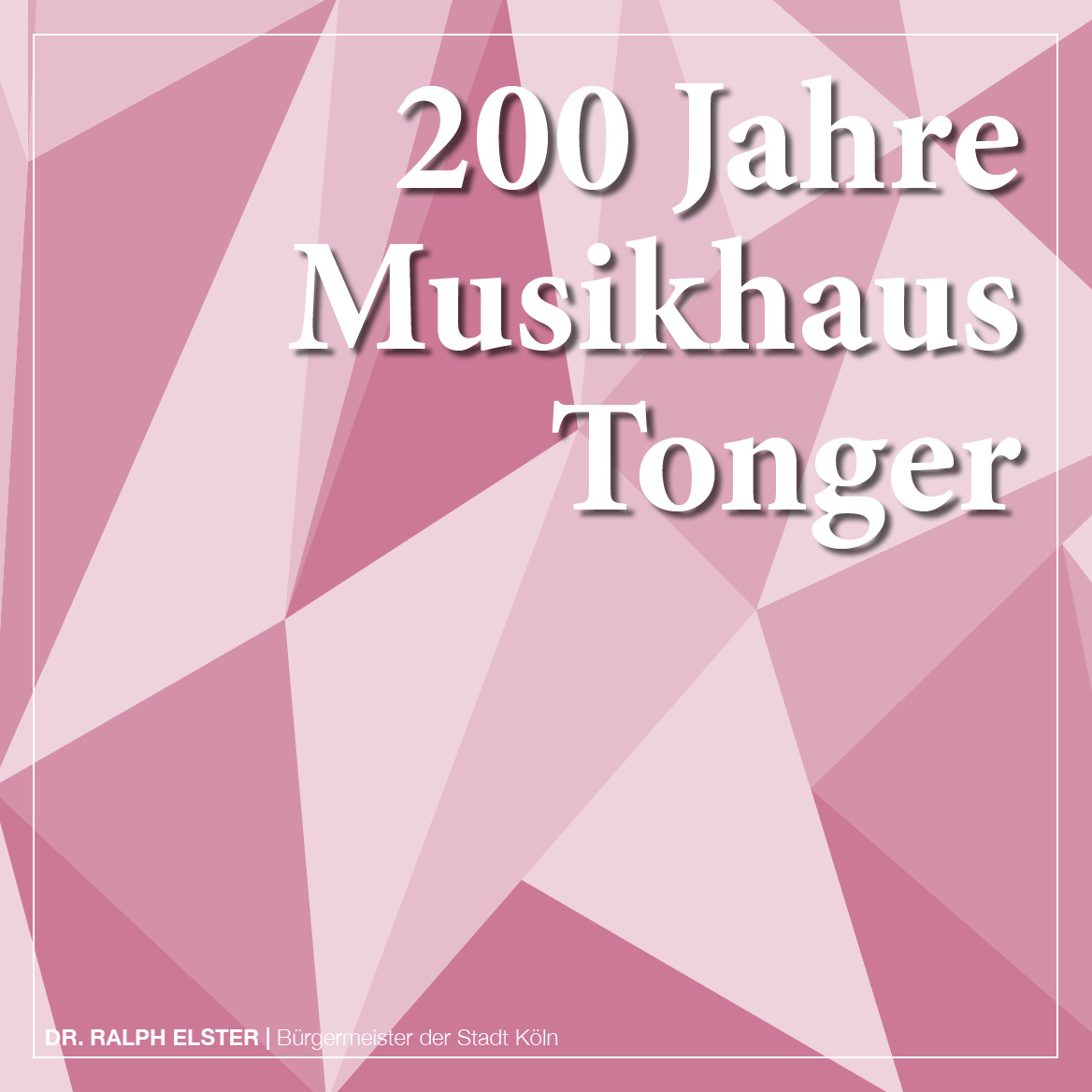 Kölner Musikhaus Tonger: „Verbunden mit Qualität und Solidität“