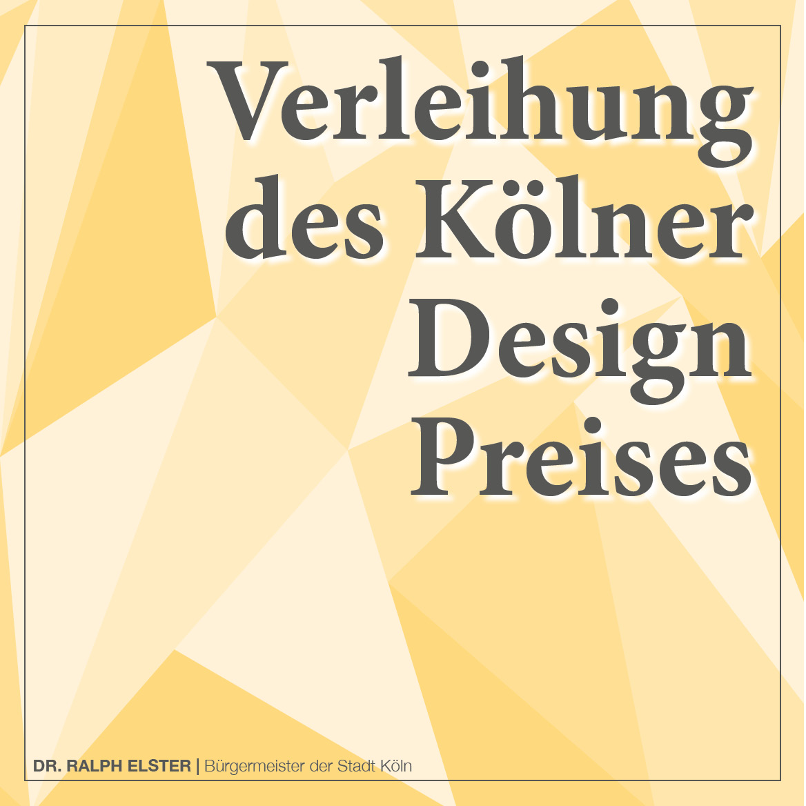 Kölner Design Preis: Ein besonderer Beitrag zur Förderung junger Kreativer