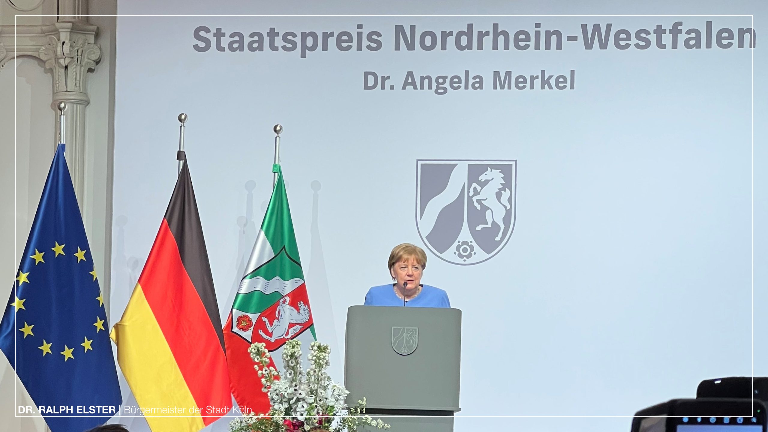 Staatspreis an Dr. Angela Merkel verliehen: Großartige Veranstaltung an einem phänomenalen Ort