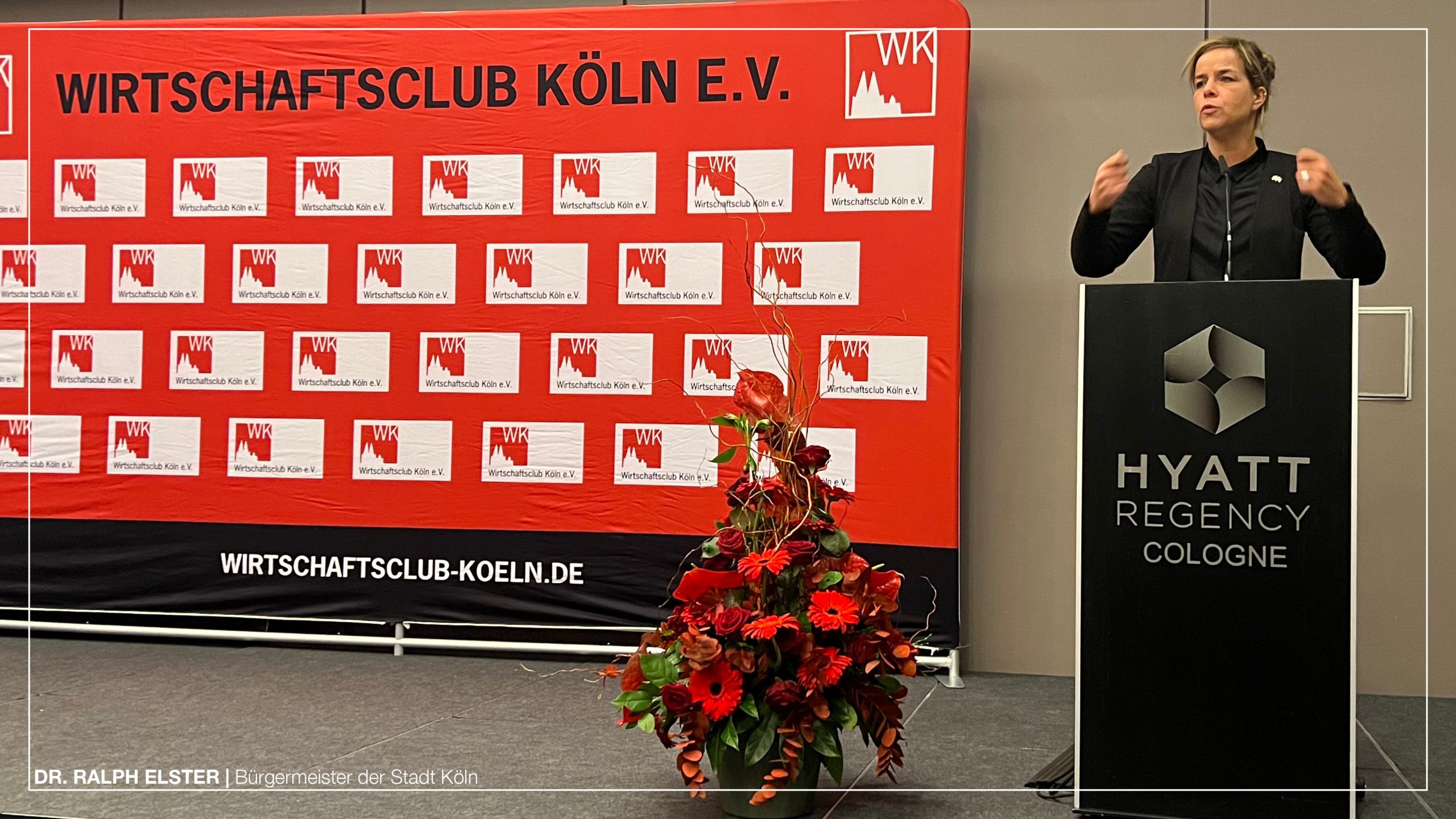 Neujahrsempfang des Wirtschaftsclubs Köln: Für Köln ein Gewinn